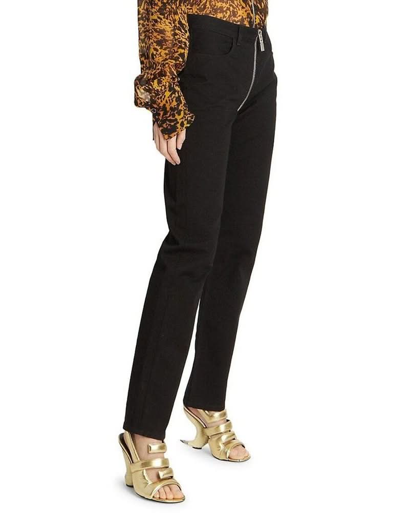 Black Cotton Skinny Jeans Glam Steals