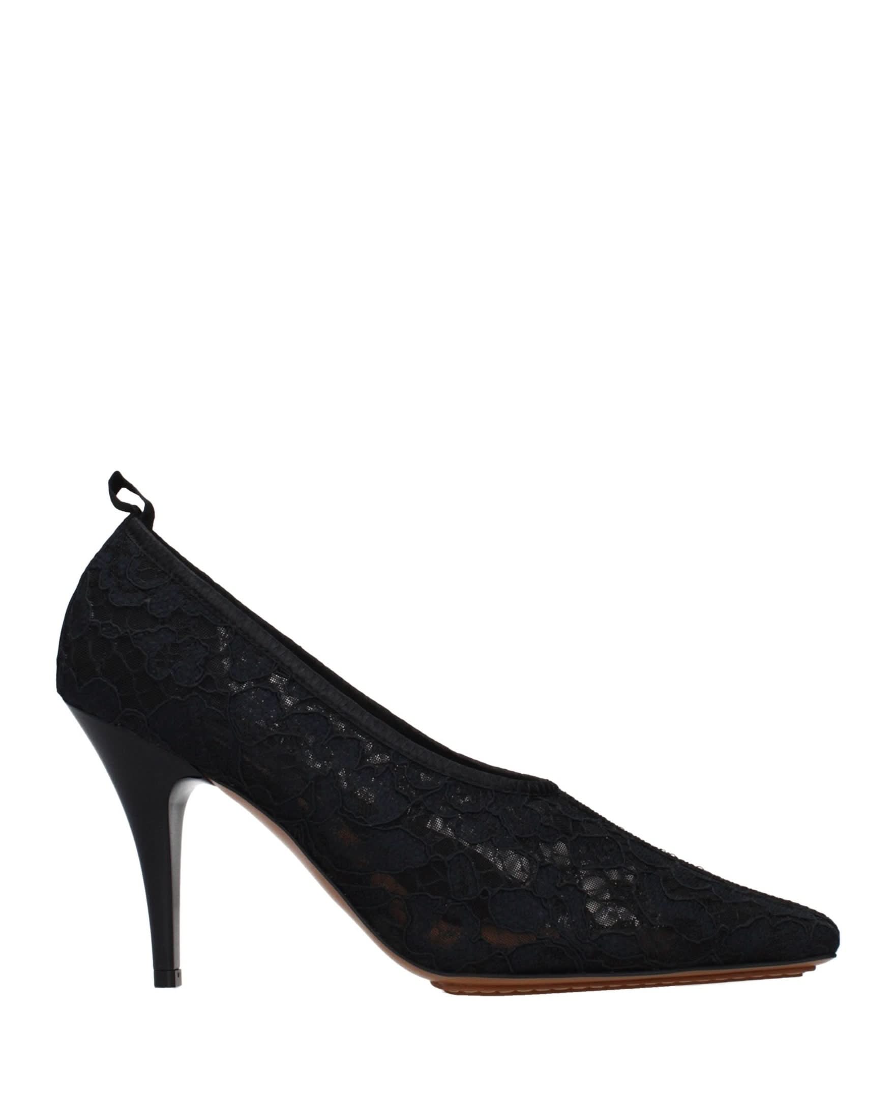 Black Fabric High Heel Pumps Glam Steals