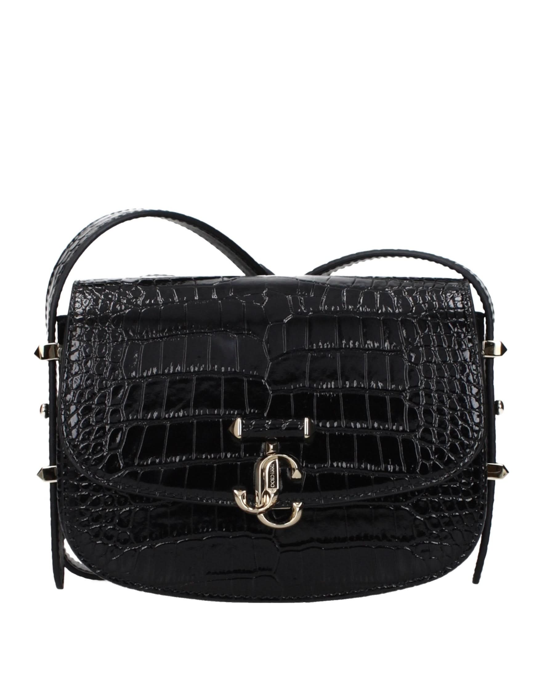 Jimmy Choo Black Leather Crossbody Bag Glam Steals