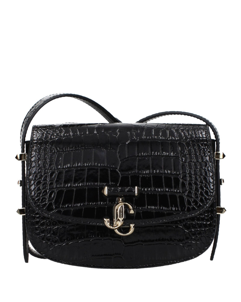 Jimmy Choo Black Leather Crossbody Bag Glam Steals