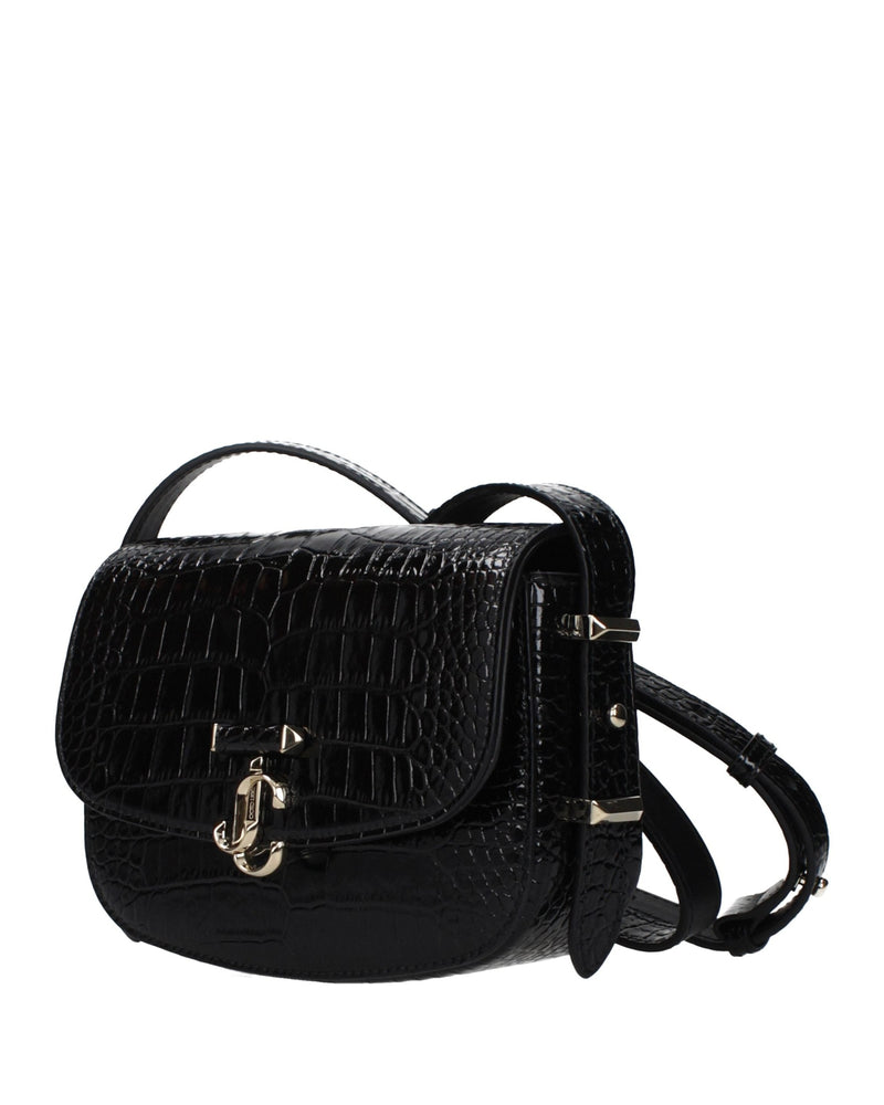 Jimmy Choo Black Leather Crossbody Bag Glam Steals