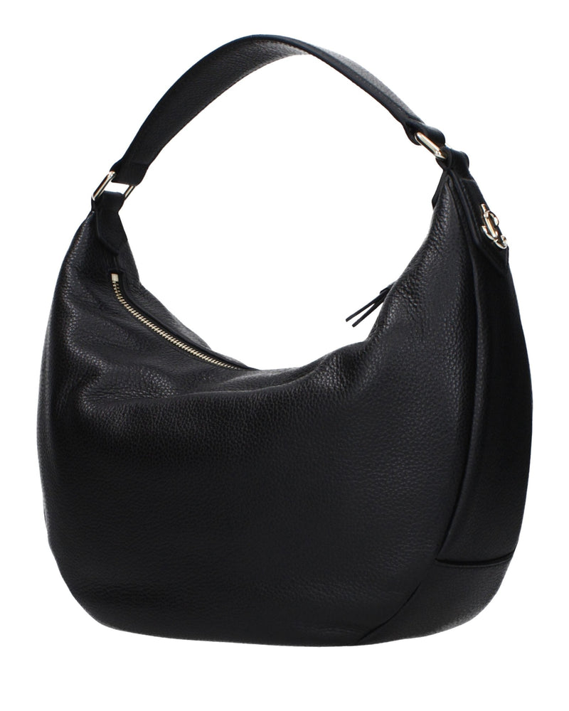 Jimmy Choo Black Leather Shoulder Bag Glam Steals