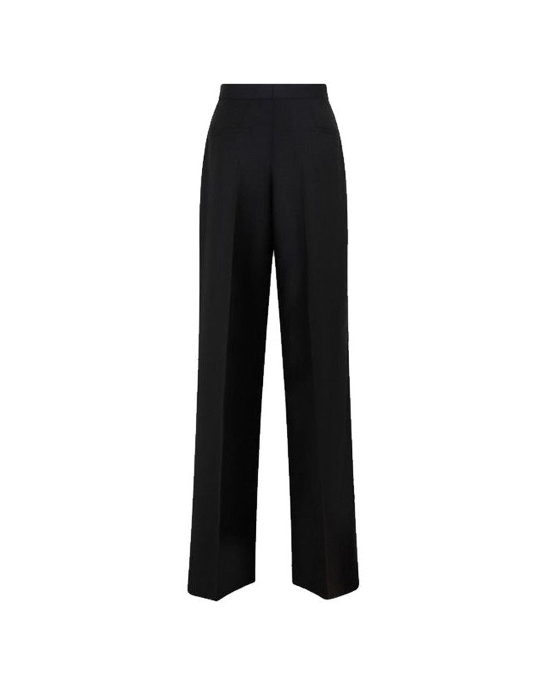 Black Mohair Casual Pants Glam Steals