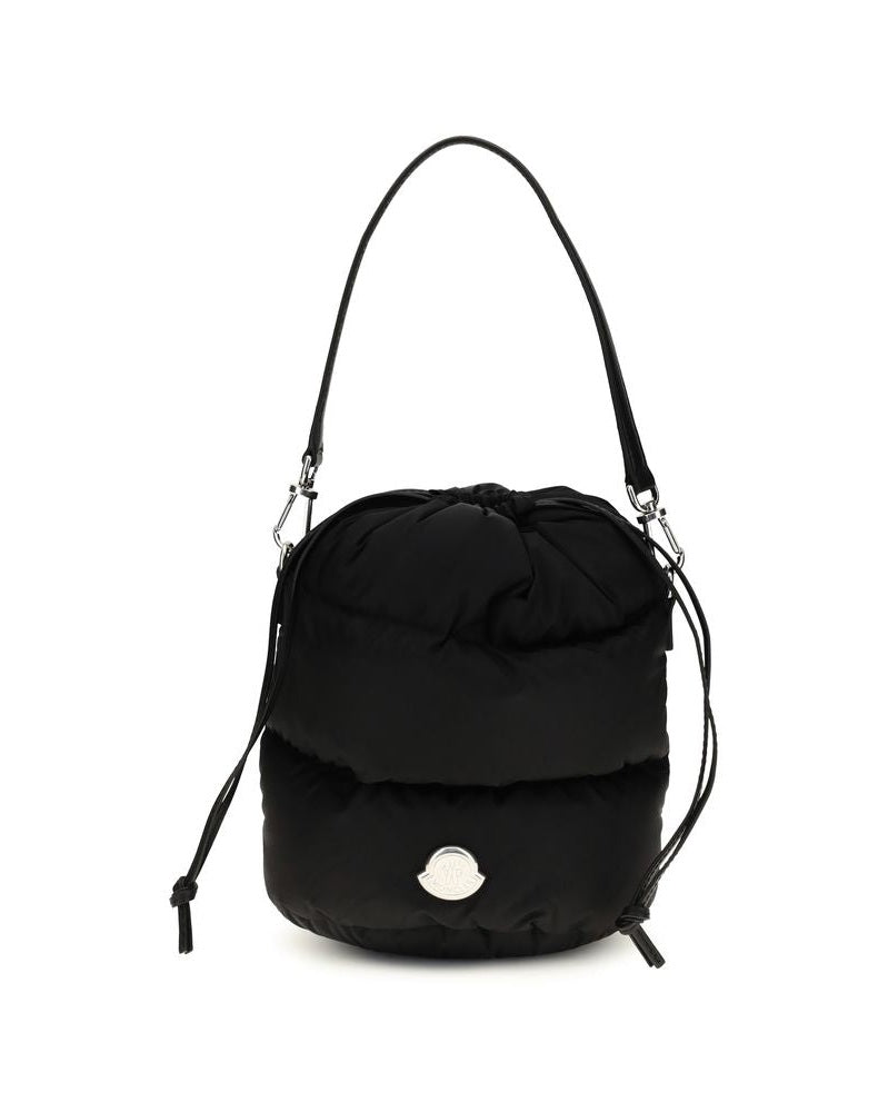 Black Polyamide Backet Bag Glam Steals