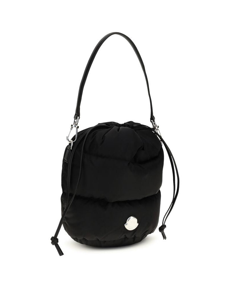 Black Polyamide Backet Bag Glam Steals