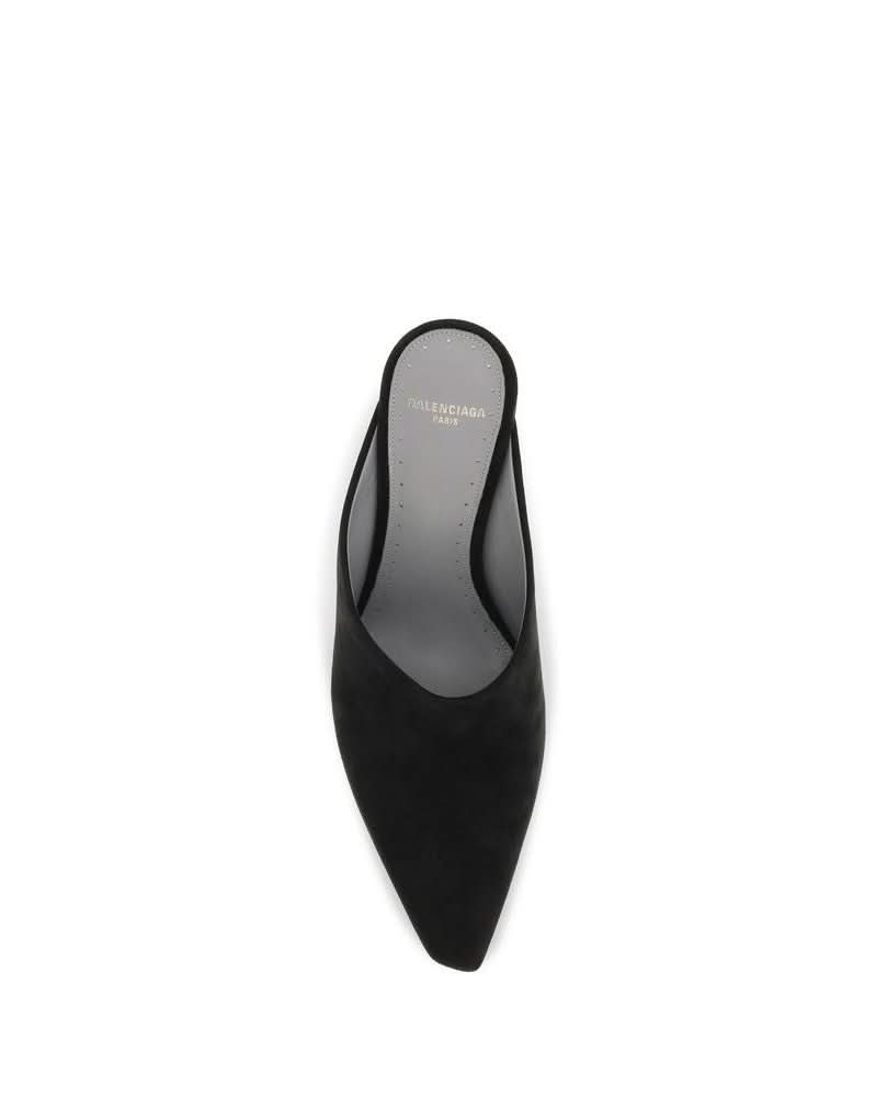 Balenciaga Black Suede Leather High Heel Pumps Glam Steals