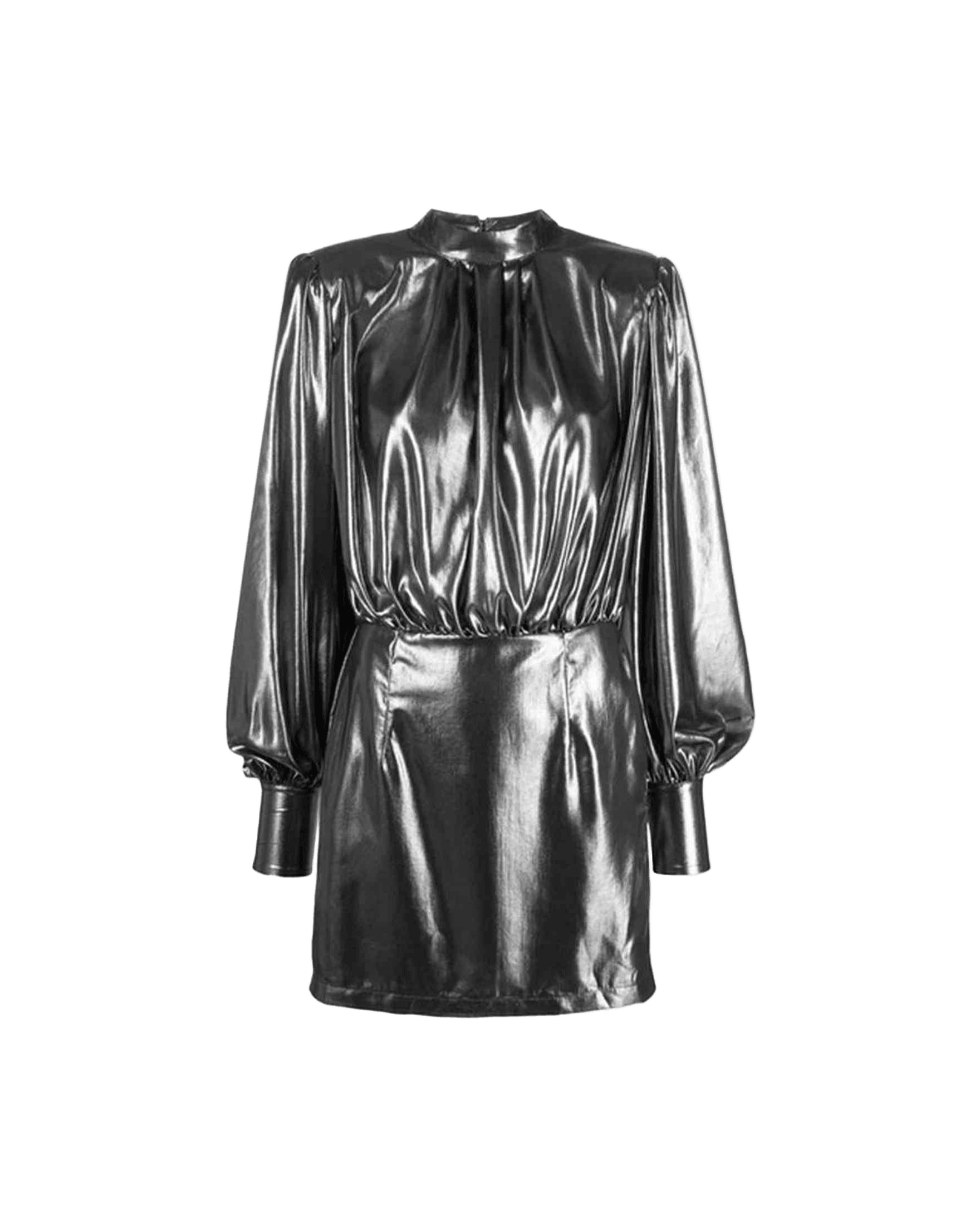 Blanca Vita Abelia Laminated Mini Dress Glam Steals