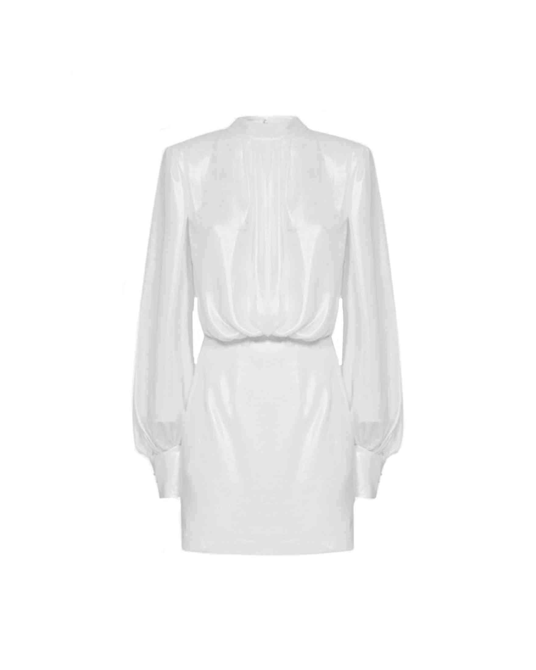 Blanca Vita Abelia Laminated Mini Dress Glam Steals