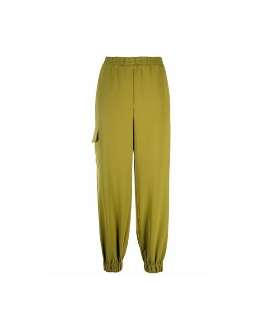 Blanca Vita Bicolor Elastane Cargo Pant Cargo Pants