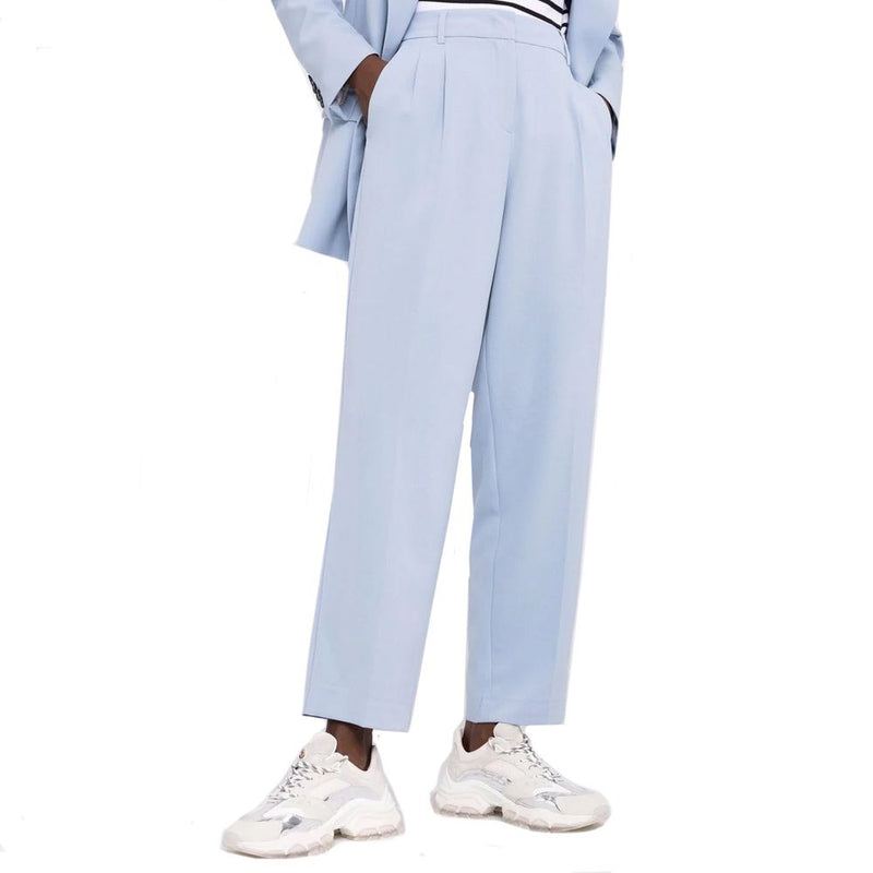 Blanca Vita Blue Elastane Dress Pant Glam Steals