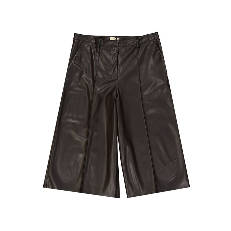Blanca Vita Brown Polyethylene Bermuda Shorts Glam Steals