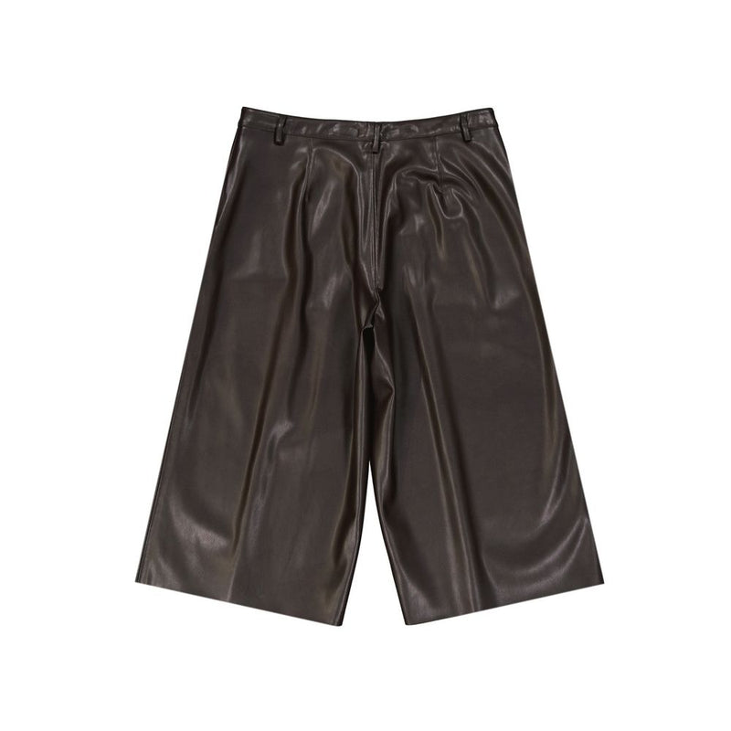 Blanca Vita Brown Polyethylene Bermuda Shorts Glam Steals