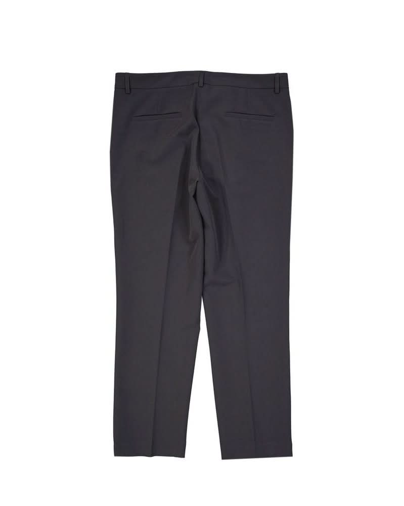 Blanca Vita Gray Elastane Cropped Pant Trousers