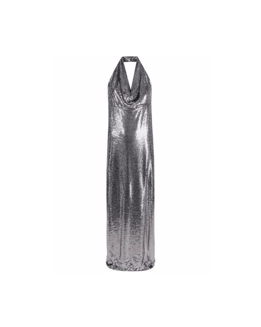 Blanca Vita Silver Elastane Cocktail Dress