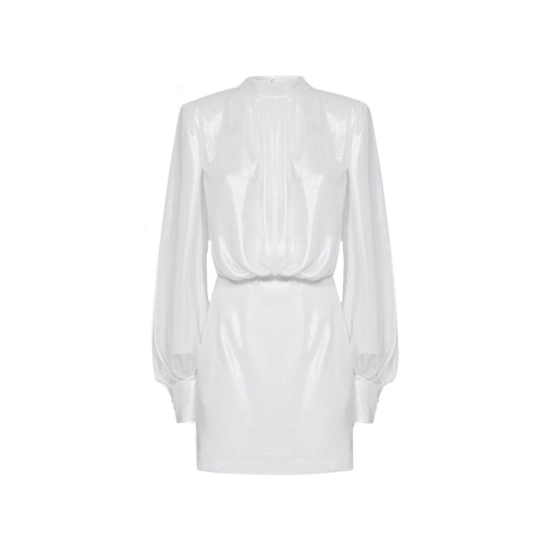 Blanca Vita White Polyester Dress Glam Steals