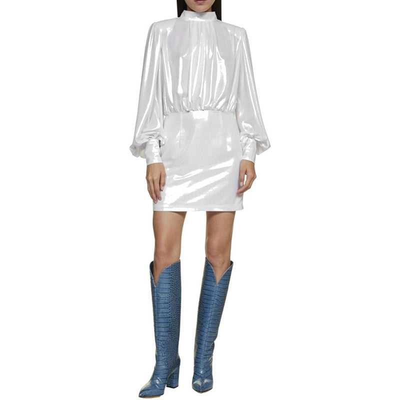 Blanca Vita White Polyester Dress Glam Steals