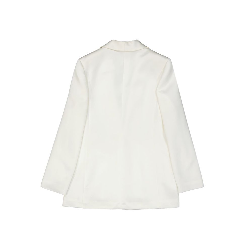 Blanca Vita White Polyester Jacket Glam Steals