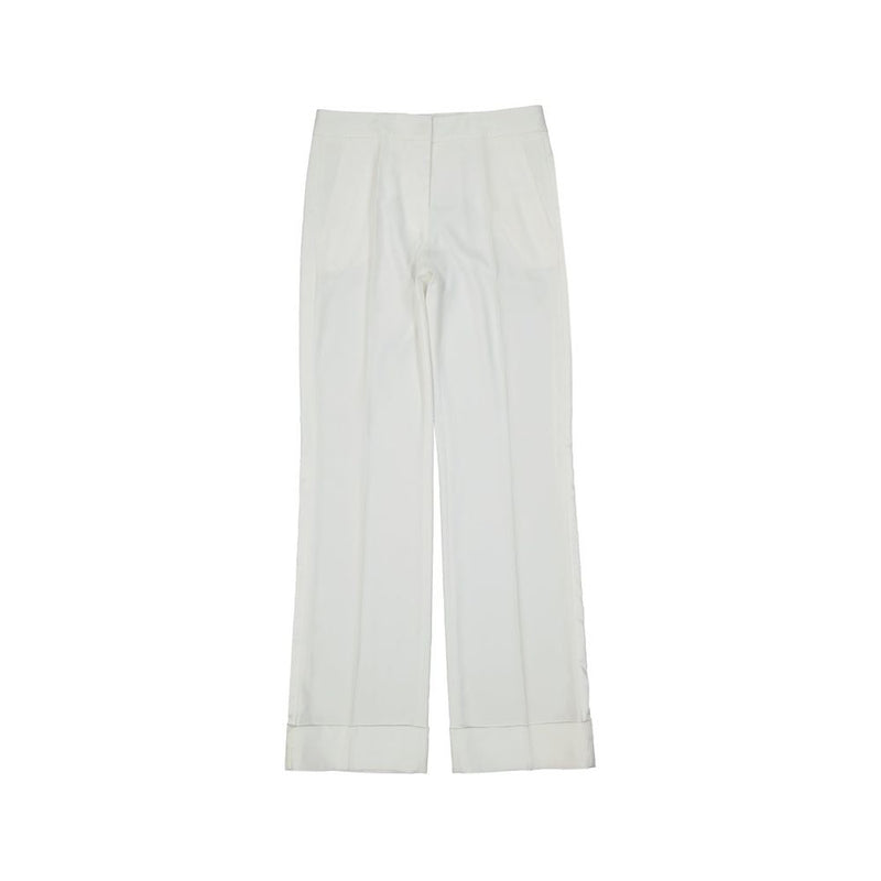 Blanca Vita White Polyester Pant Glam Steals