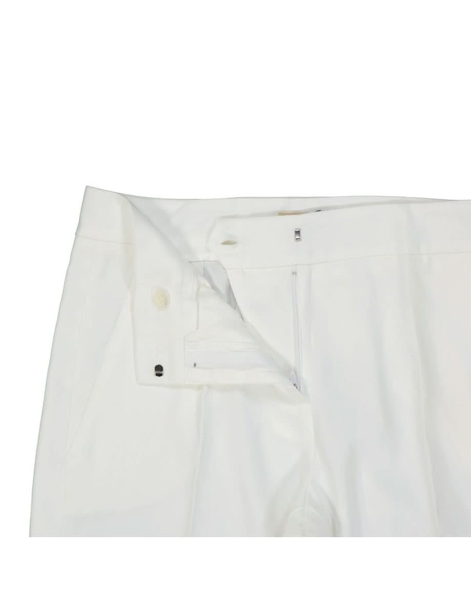 Blanca Vita White Polyester Pant Trousers
