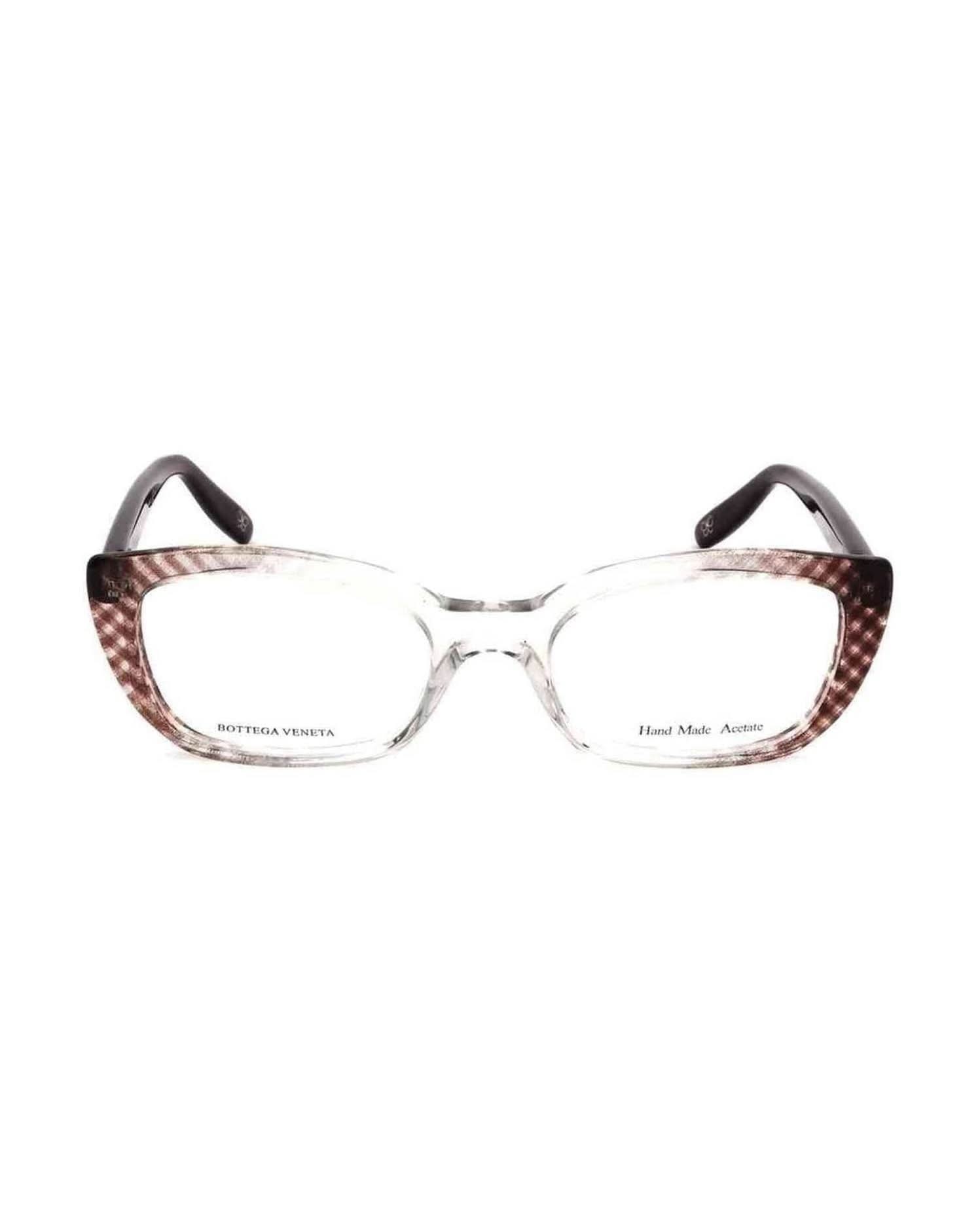 Bottega Veneta Burgundy Acetate Frame Eyeglasses
