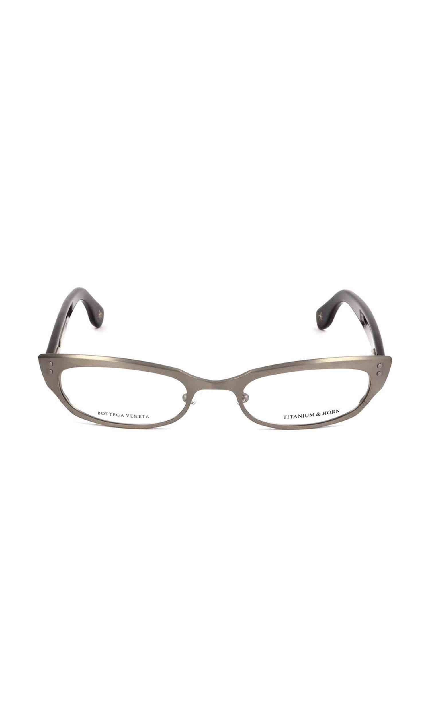 Bottega Veneta Bicolor Titanium Frame Glam Steals