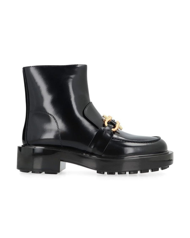 Bottega Veneta Black Calfskin Ankle Boots Glam Steals