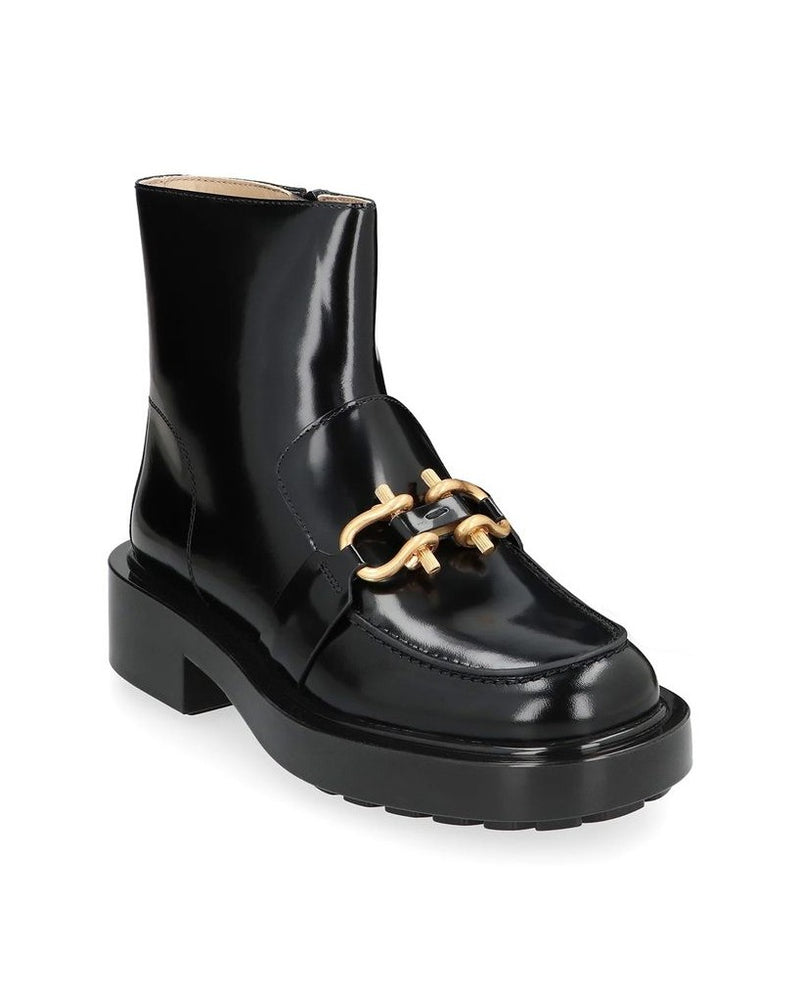 Bottega Veneta Black Calfskin Ankle Boots Glam Steals