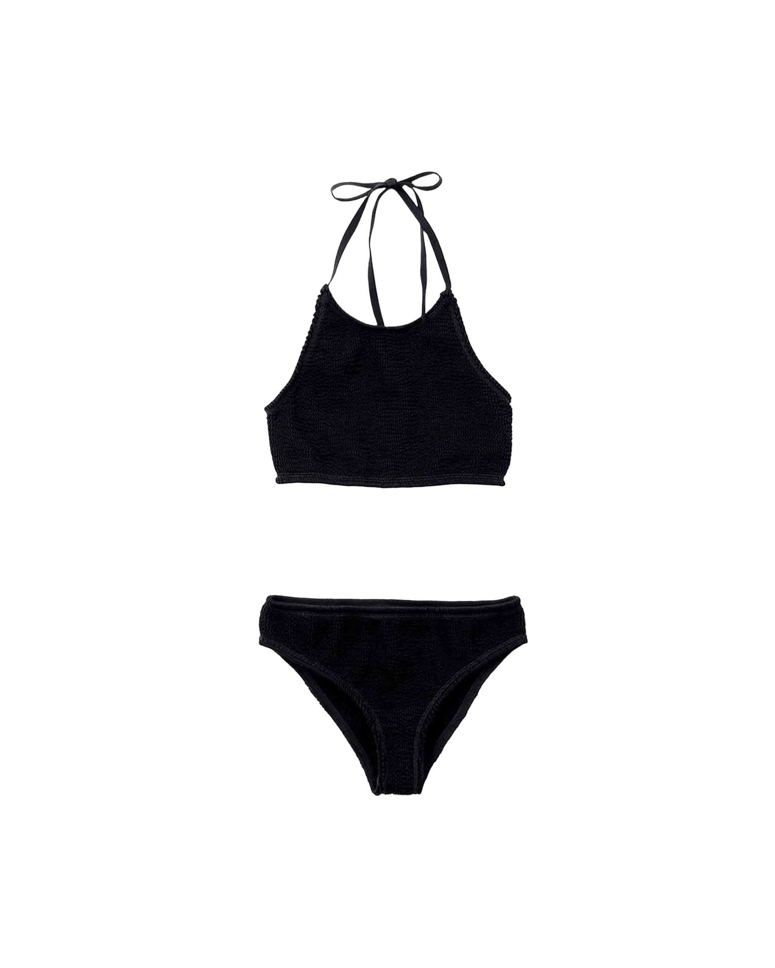 Bottega Veneta Black Polyamide Bikini Glam Steals