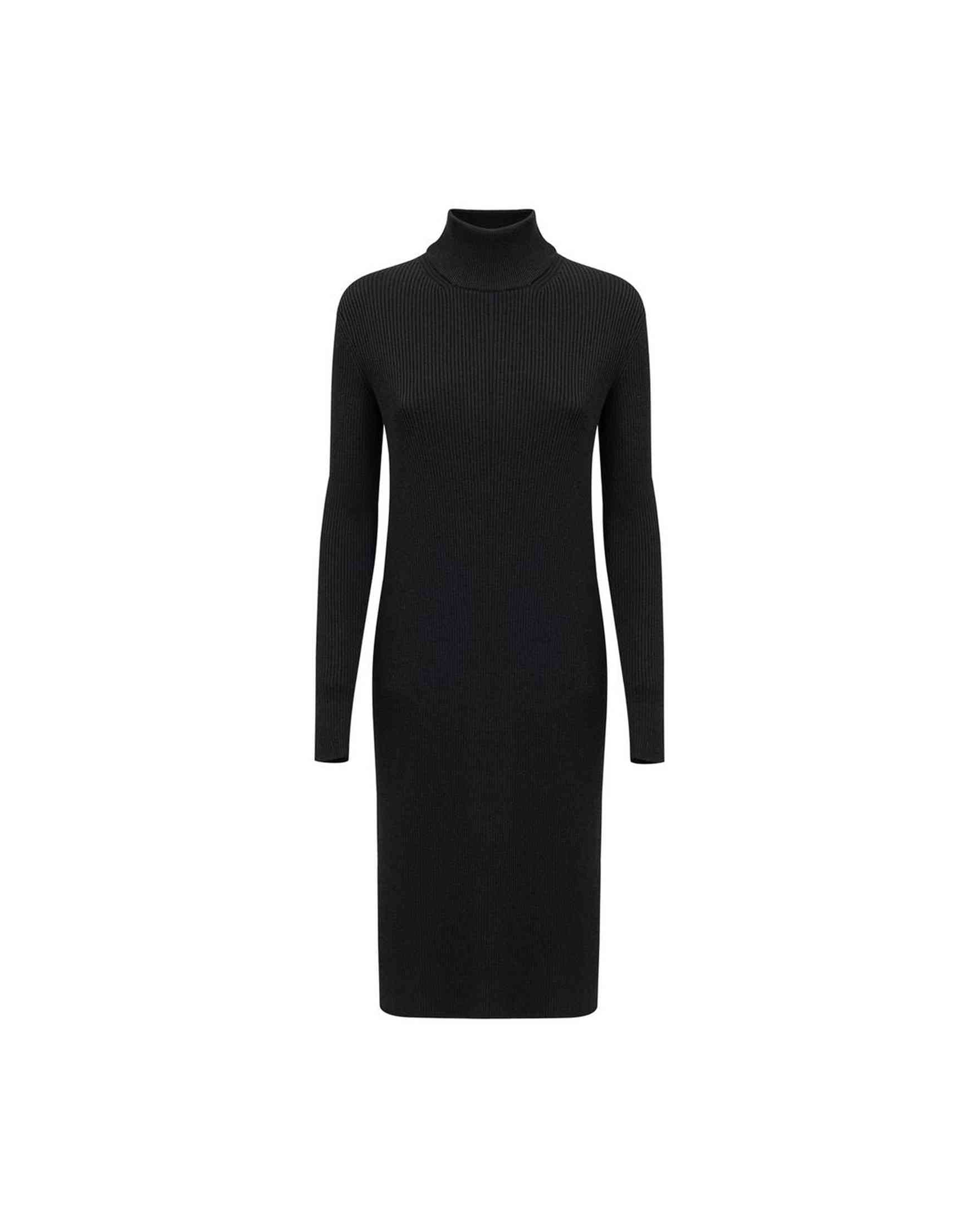 Bottega Veneta Black Wool Dress Glam Steals