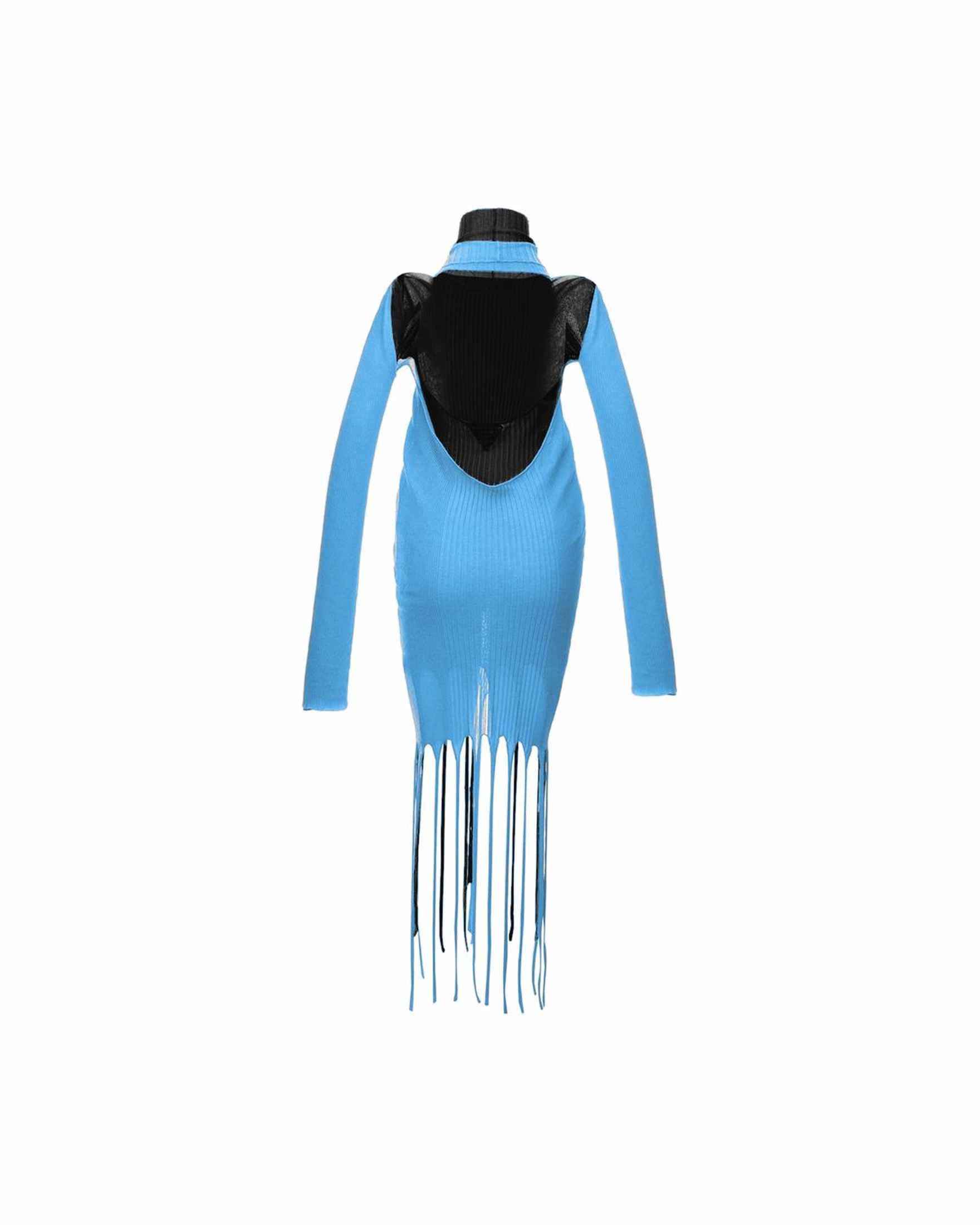 Bottega Veneta Blue Cotton Long Glam Steals