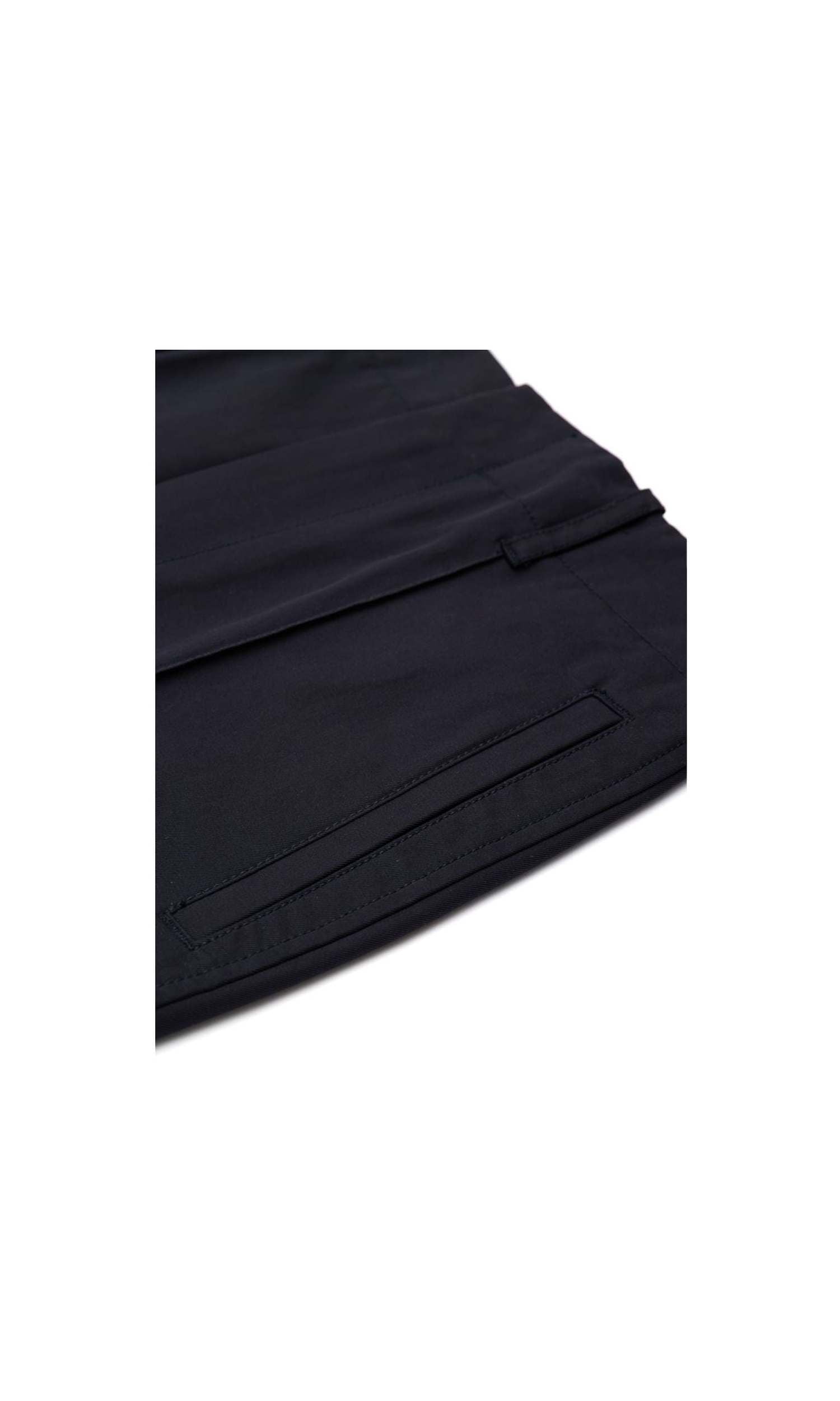 Bottega Veneta Blue Cotton Navy Pant Glam Steals