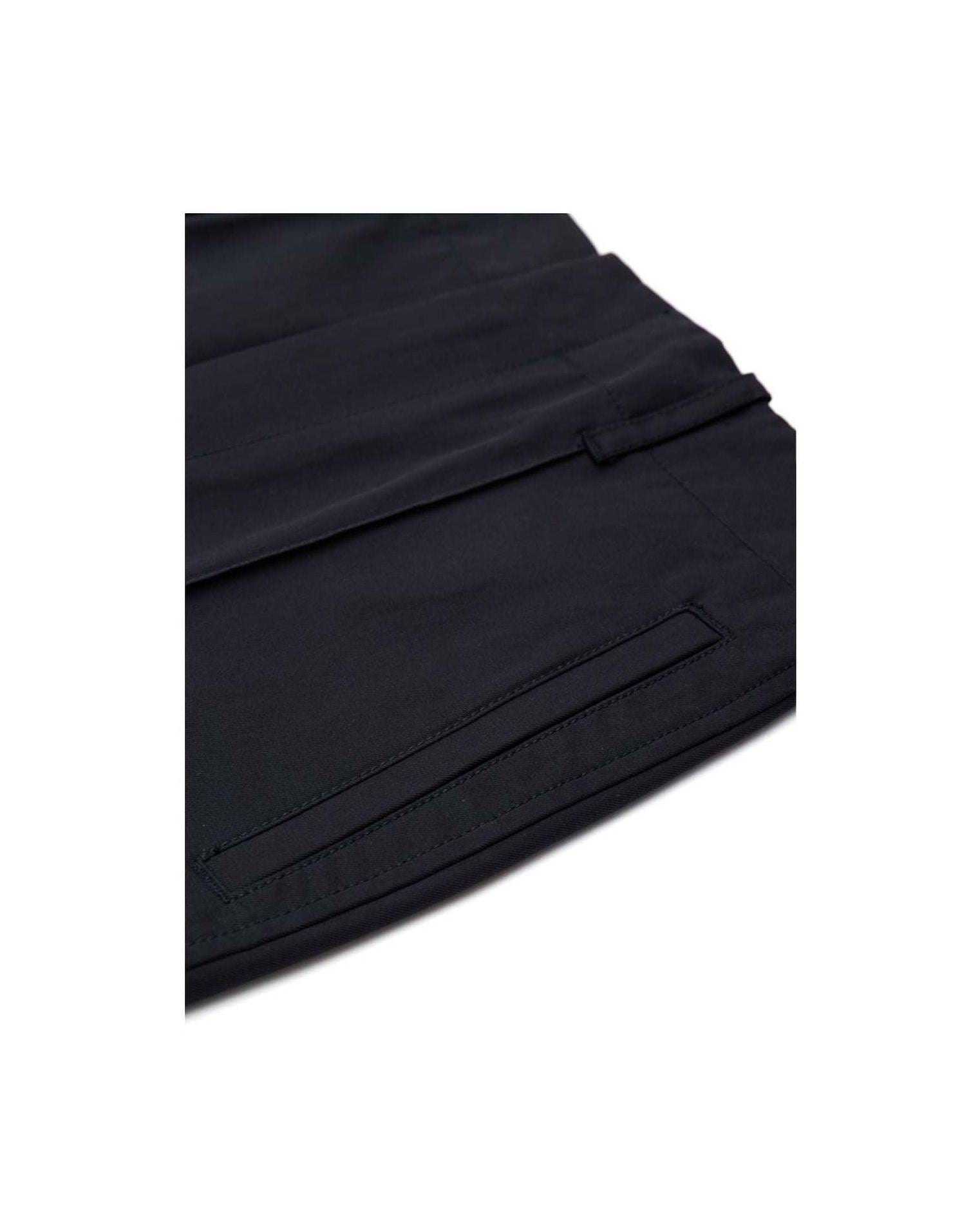 Bottega Veneta Blue Cotton Navy Pant Glam Steals