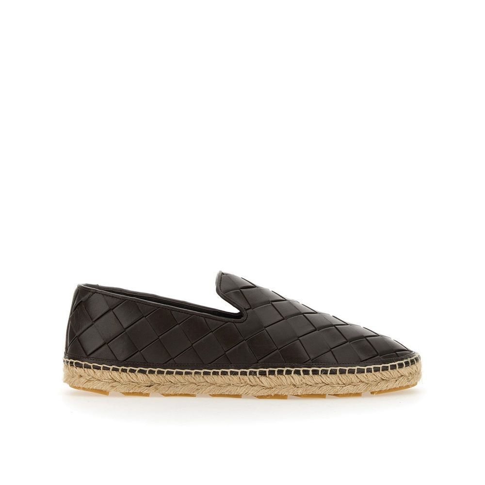 Bottega Veneta Brown Calfskin Espadrilles Glam Steals