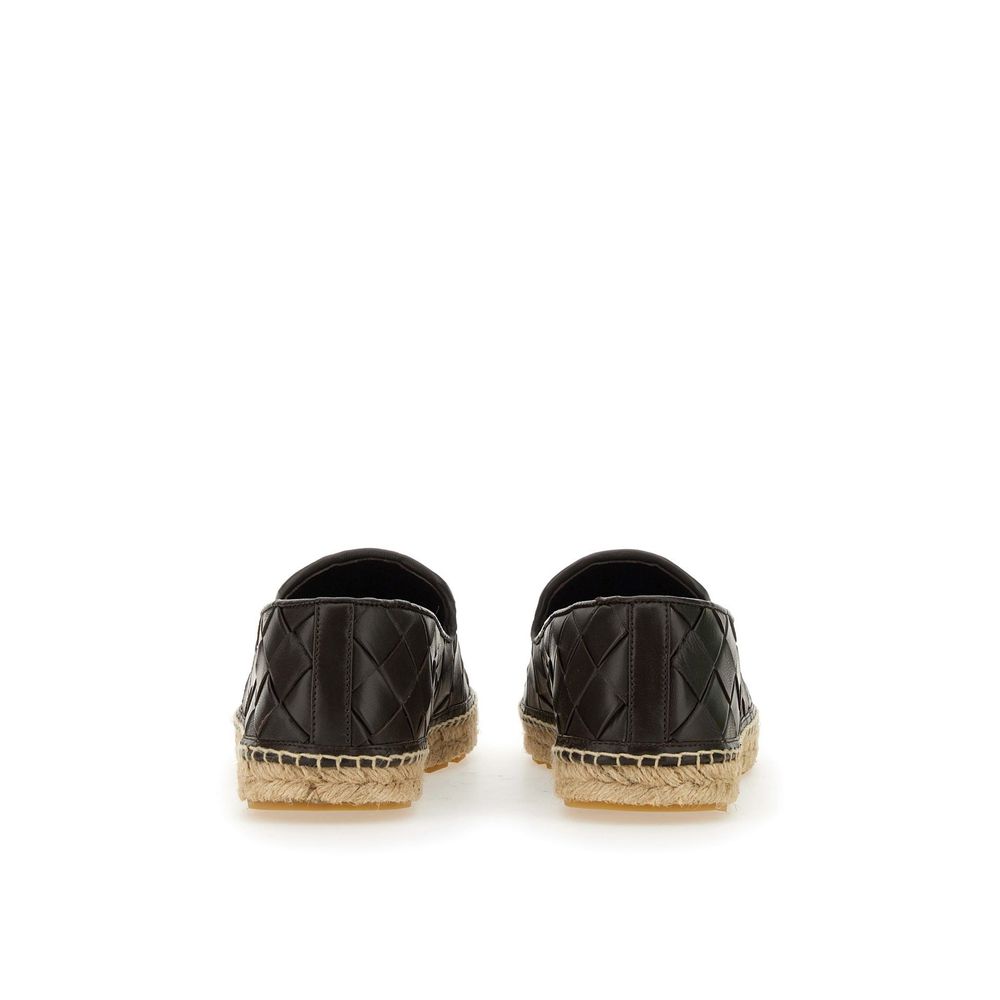 Bottega Veneta Brown Calfskin Espadrilles Glam Steals