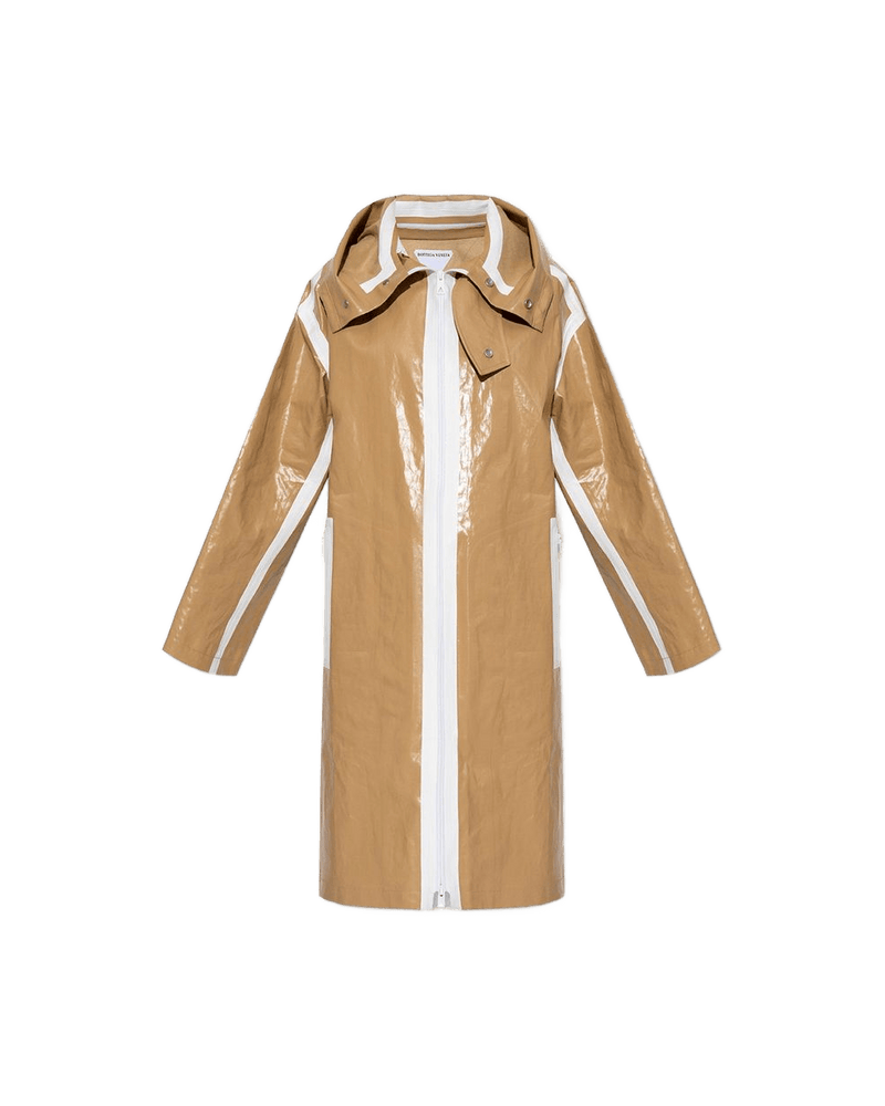Bottega Veneta Brown Linen Coat Glam Steals