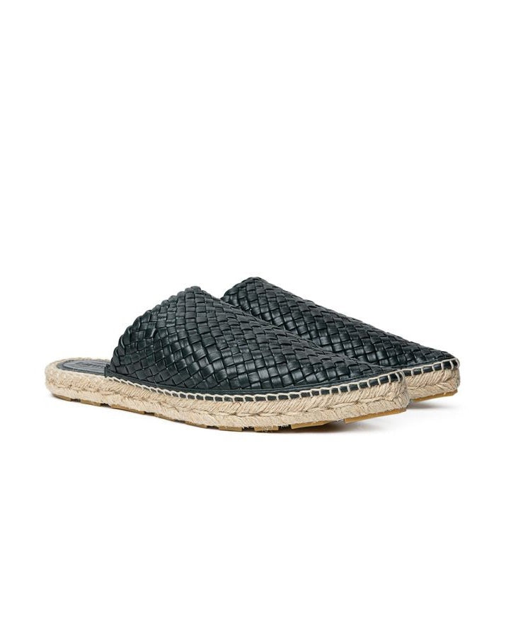 Bottega Veneta Green Leather Espadrille Glam Steals