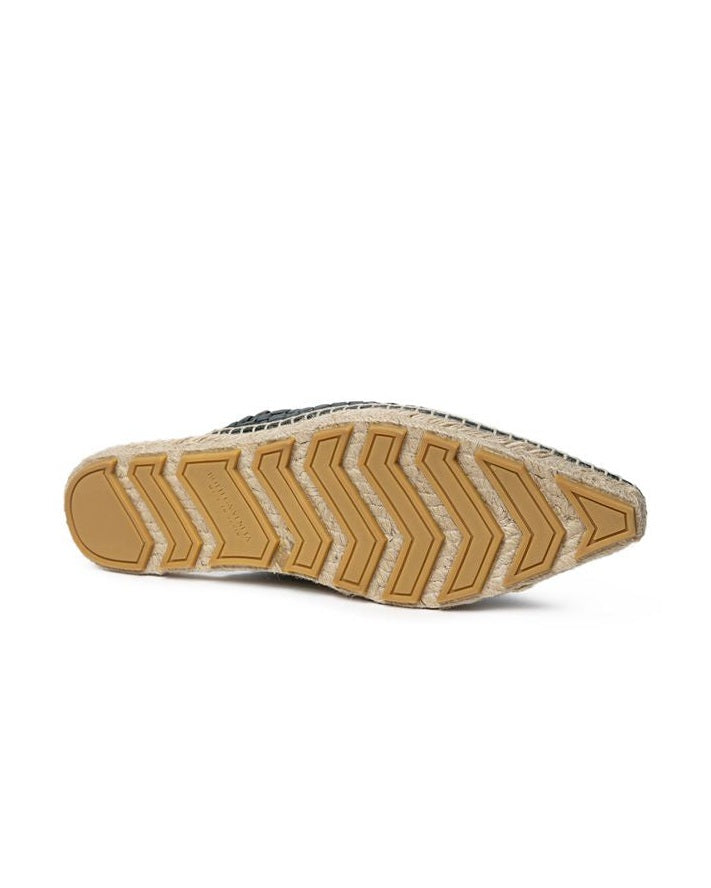 Bottega Veneta Green Leather Espadrille Glam Steals