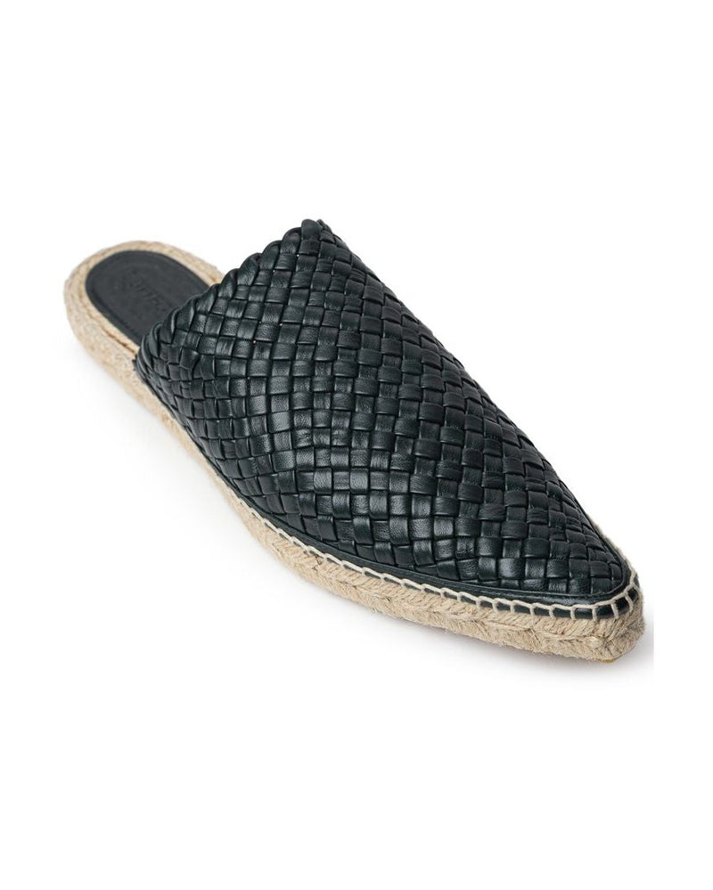 Bottega Veneta Green Leather Espadrille Glam Steals
