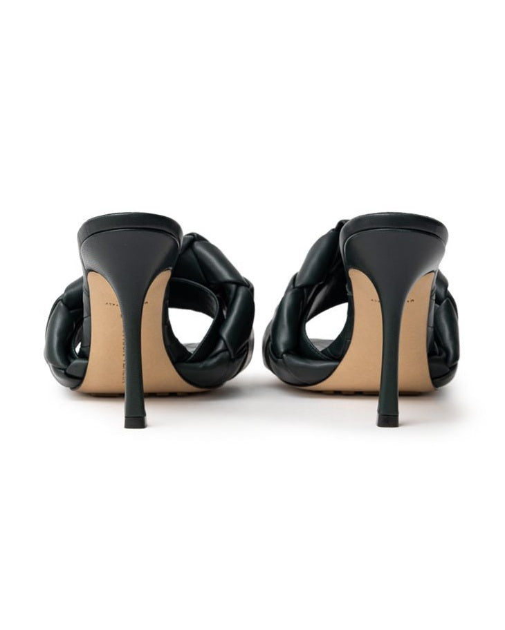 Bottega Veneta Green Leather Sandals Glam Steals