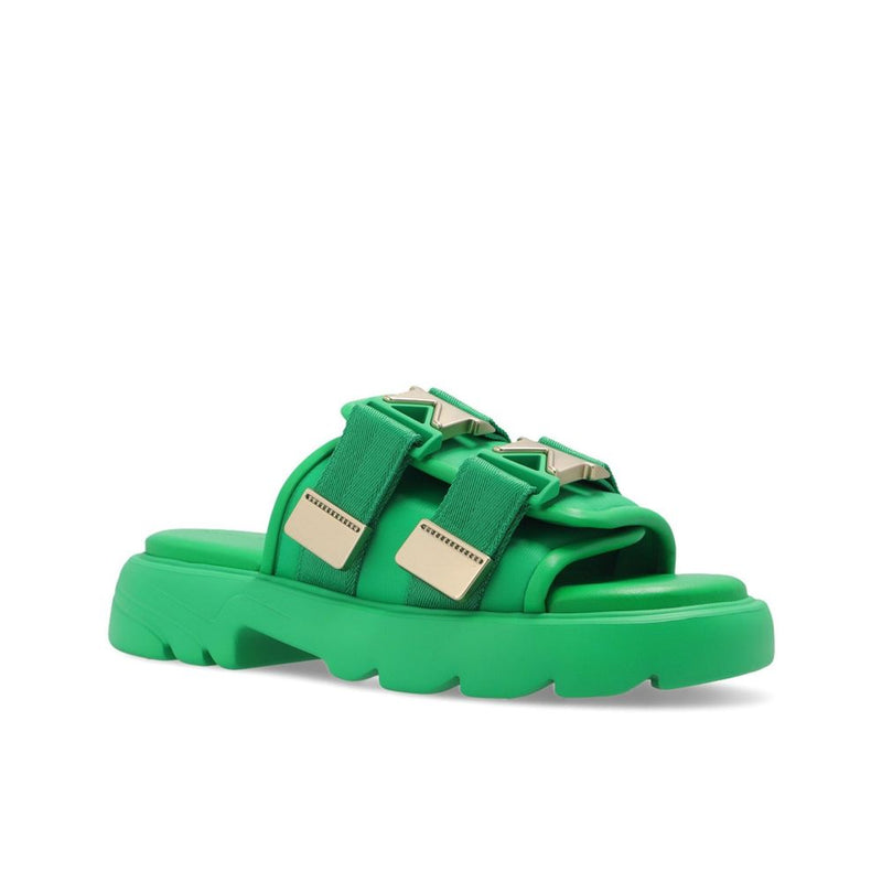 Bottega Veneta Nylon Slides Glam Steals
