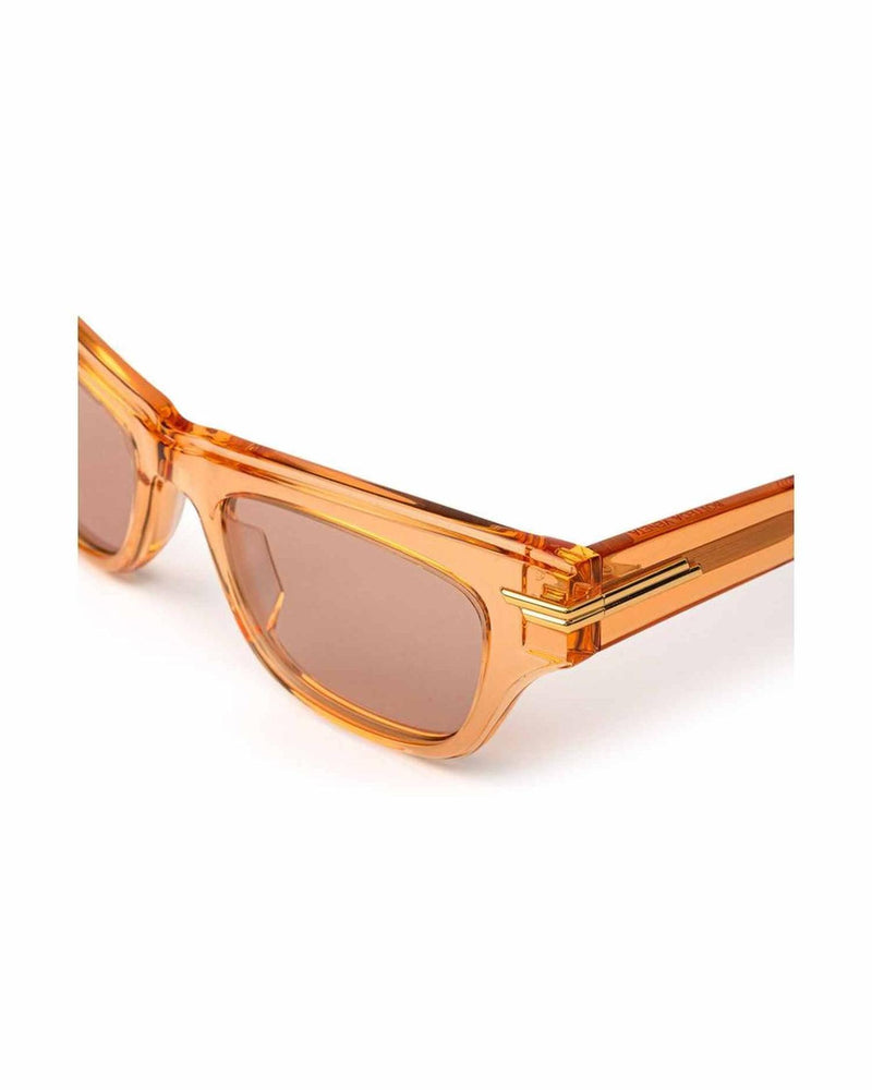 Bottega Veneta Orange Acetate Sunglass Glam Steals
