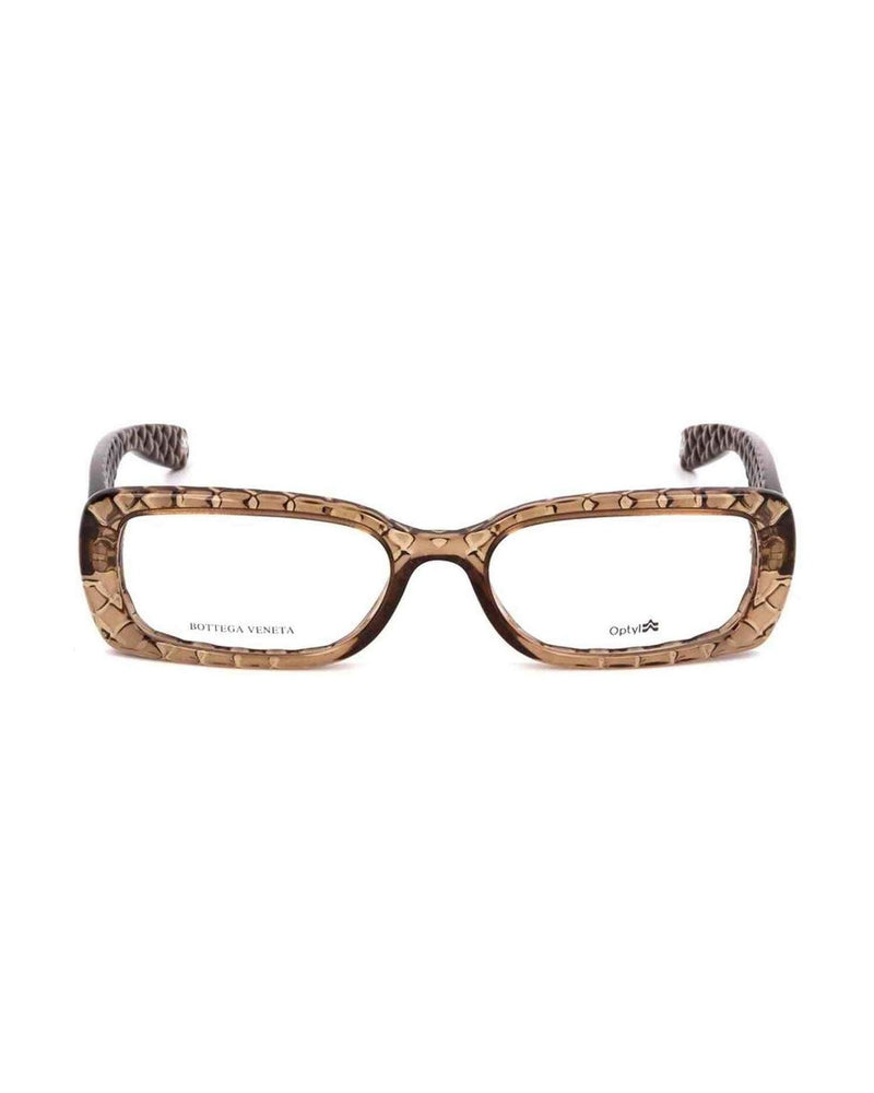 Bottega Veneta Plastic Brown Frame Glam Steals