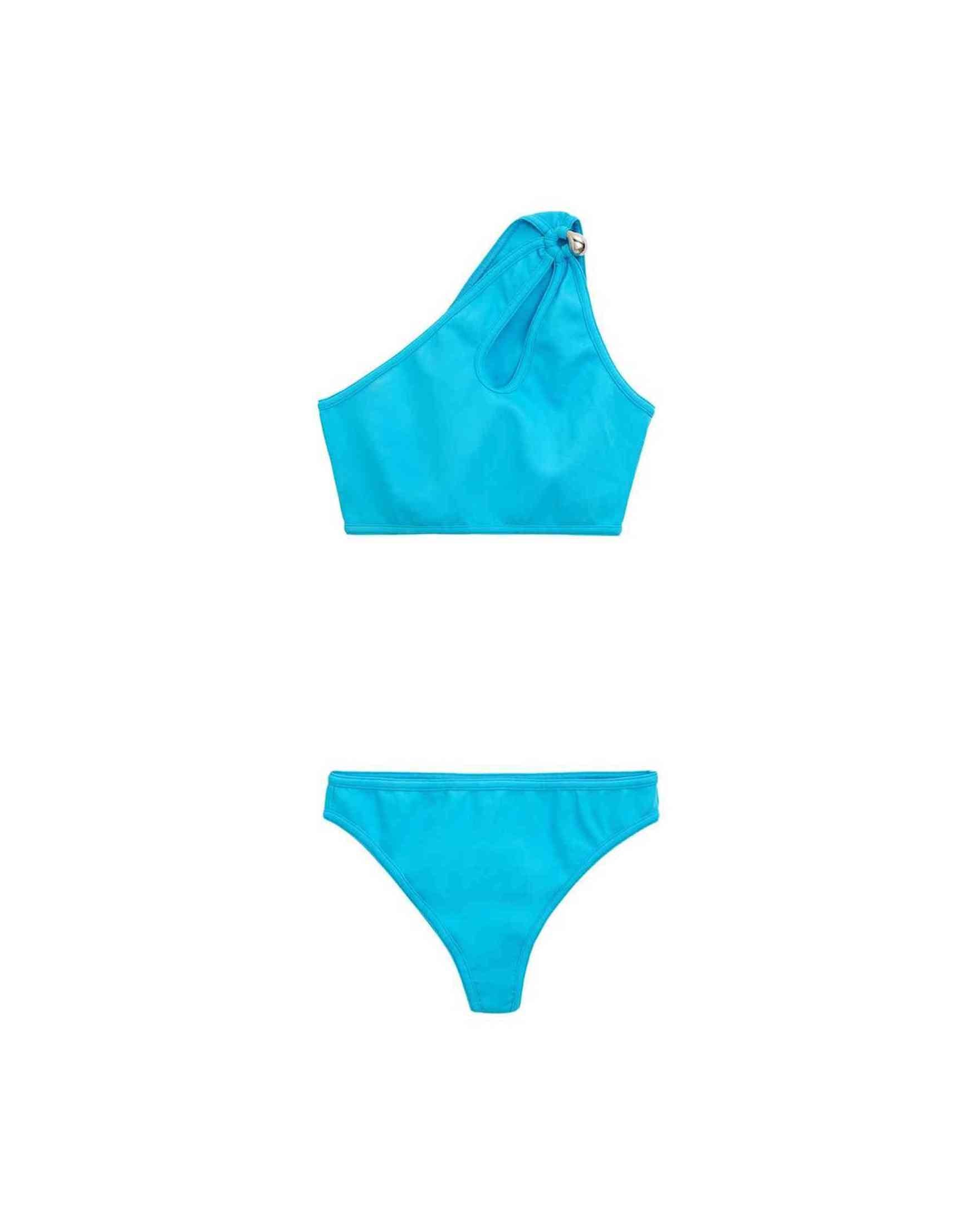 Bottega Veneta Turquoise Polyamide Bikini Glam Steals