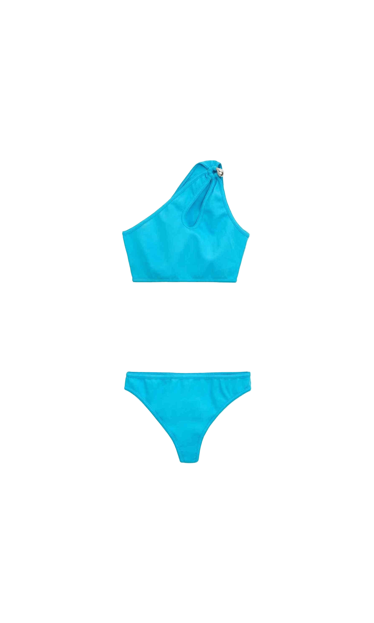 Bottega Veneta Turquoise Polyamide Bikini Glam Steals