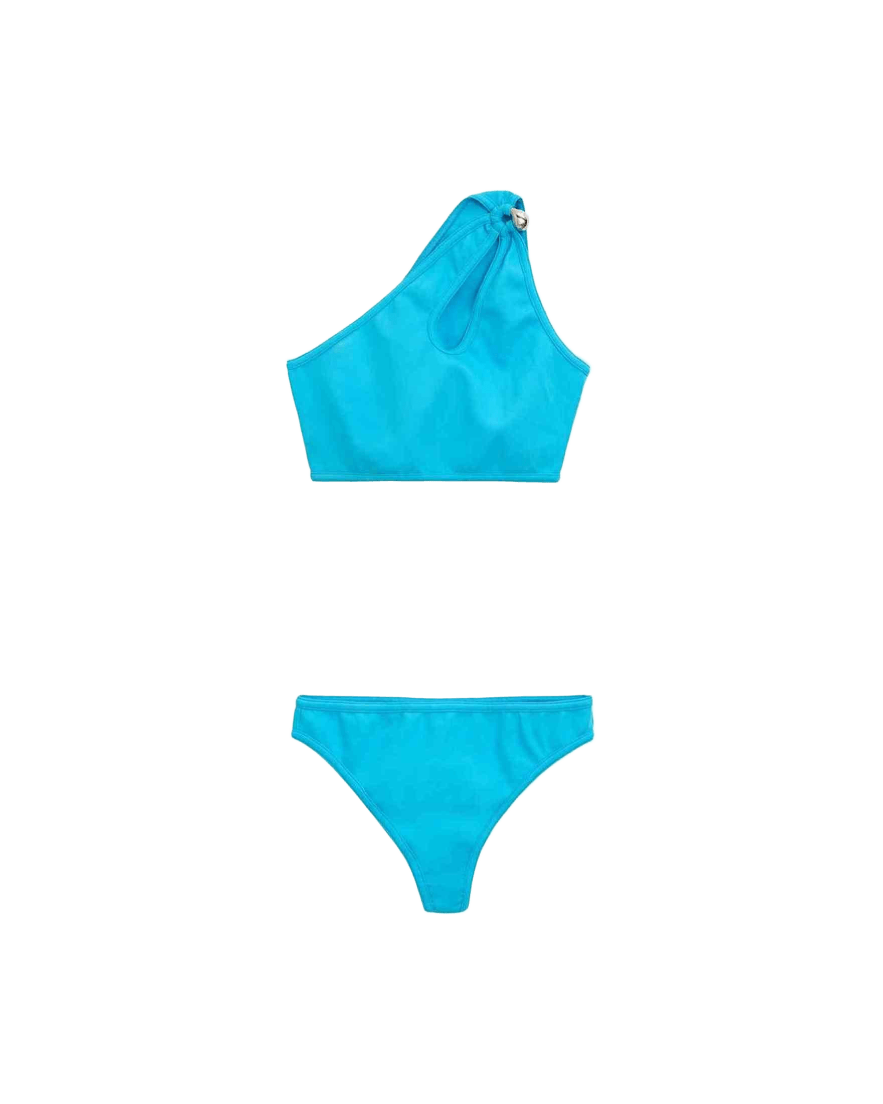 Bottega Veneta Turquoise Polyamide Bikini Glam Steals