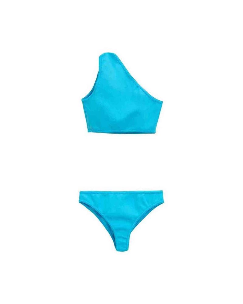 Bottega Veneta Turquoise Polyamide Bikini Glam Steals