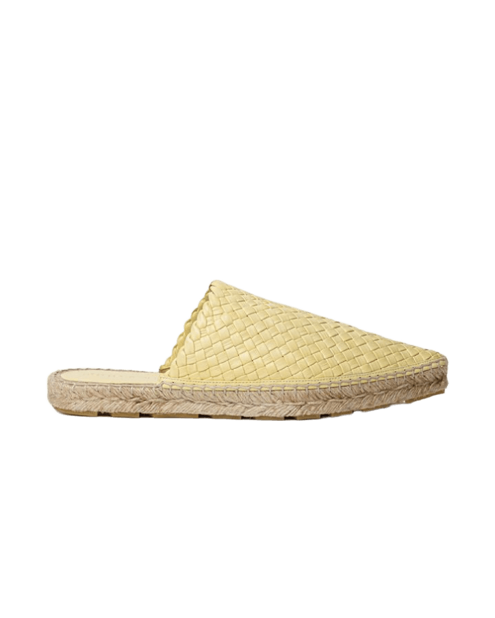 Bottega Veneta Yellow Leather Espadrille Glam Steals