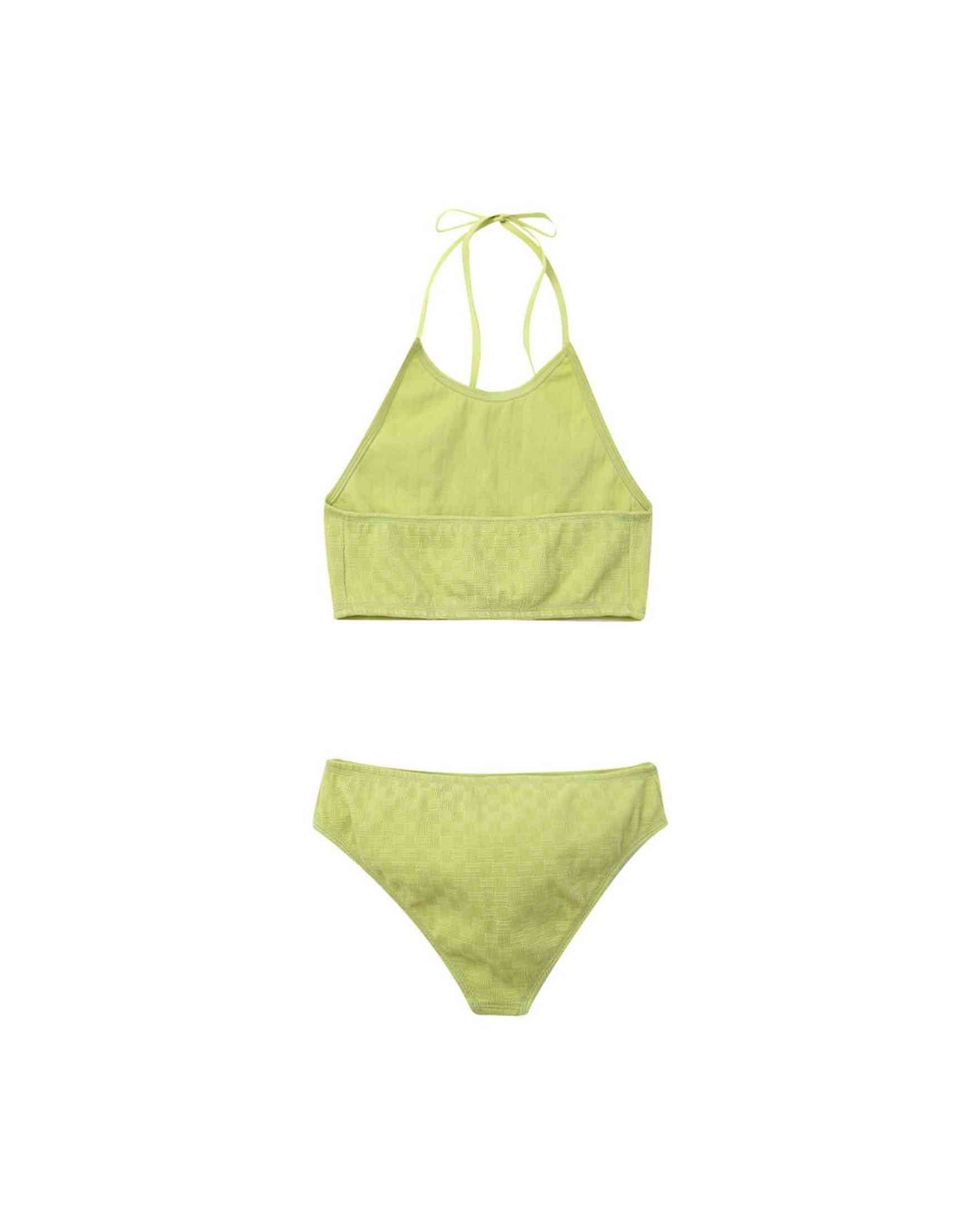 Bottega Veneta Yellow Polyamide Bikini Glam Steals