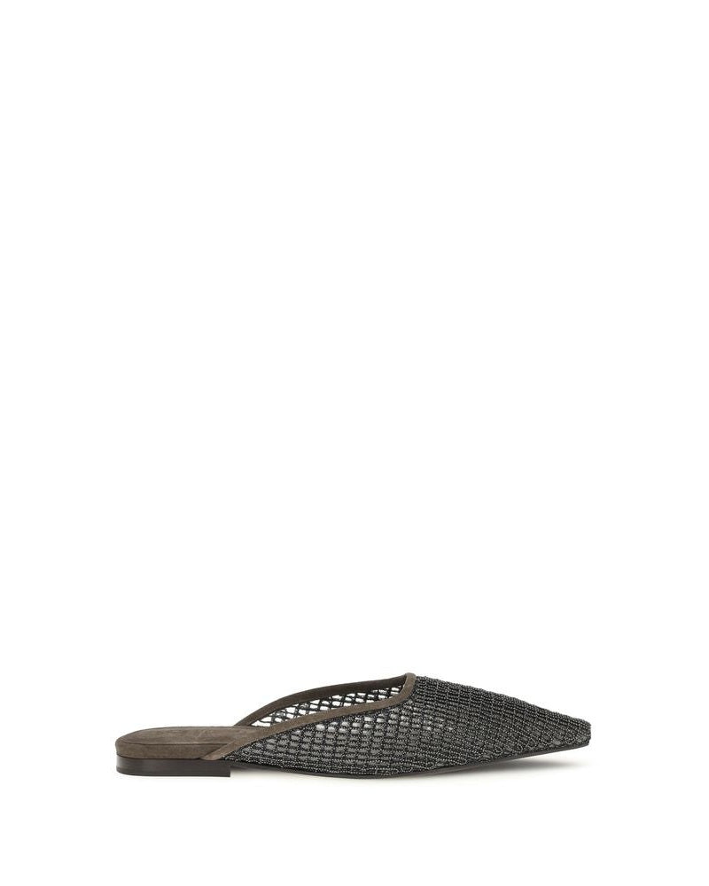 Brown Calf Leather Bos Taurus Ballet Flats