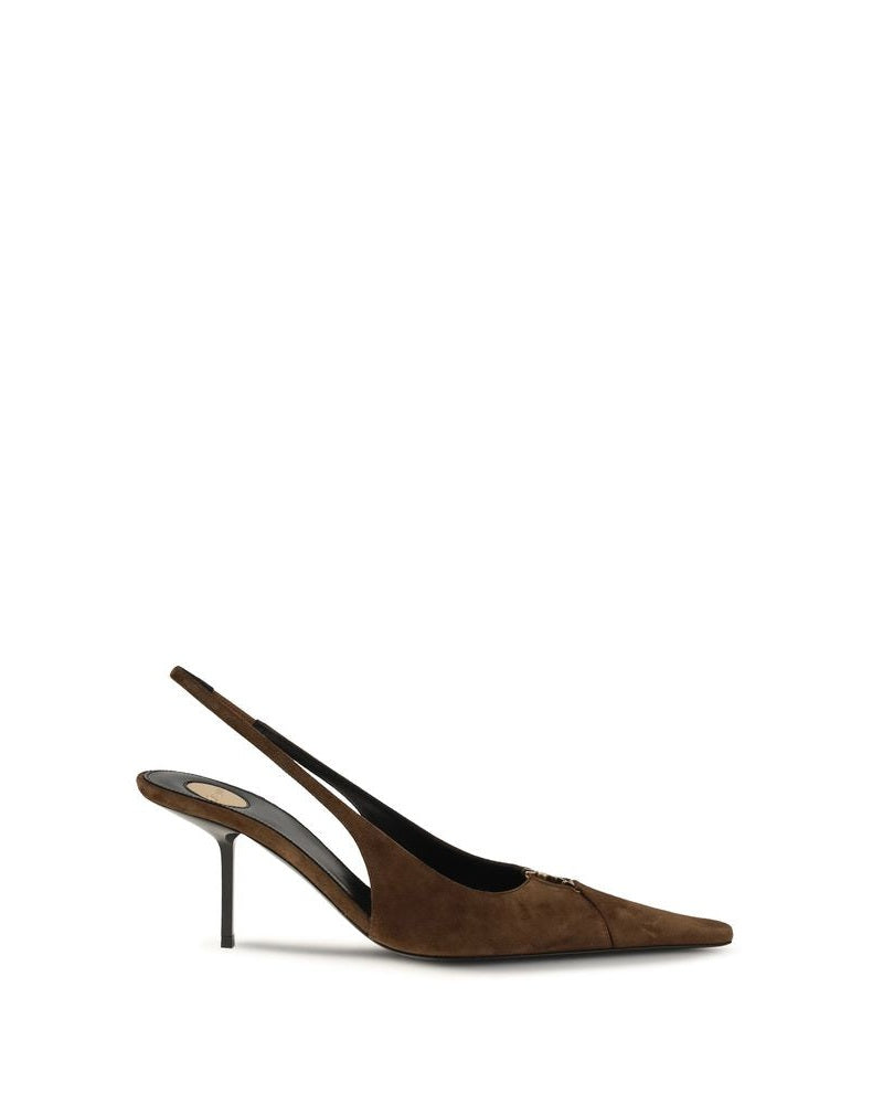 Saint Laurent Brown High Heel Pumps Glam Steals